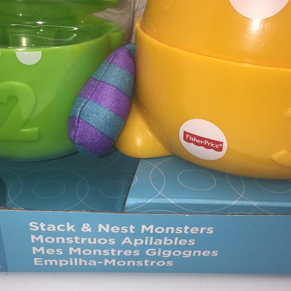 Fisher-Price Stack & Nest Monsters Infant to Toddler Toy - Picture 2 of 11